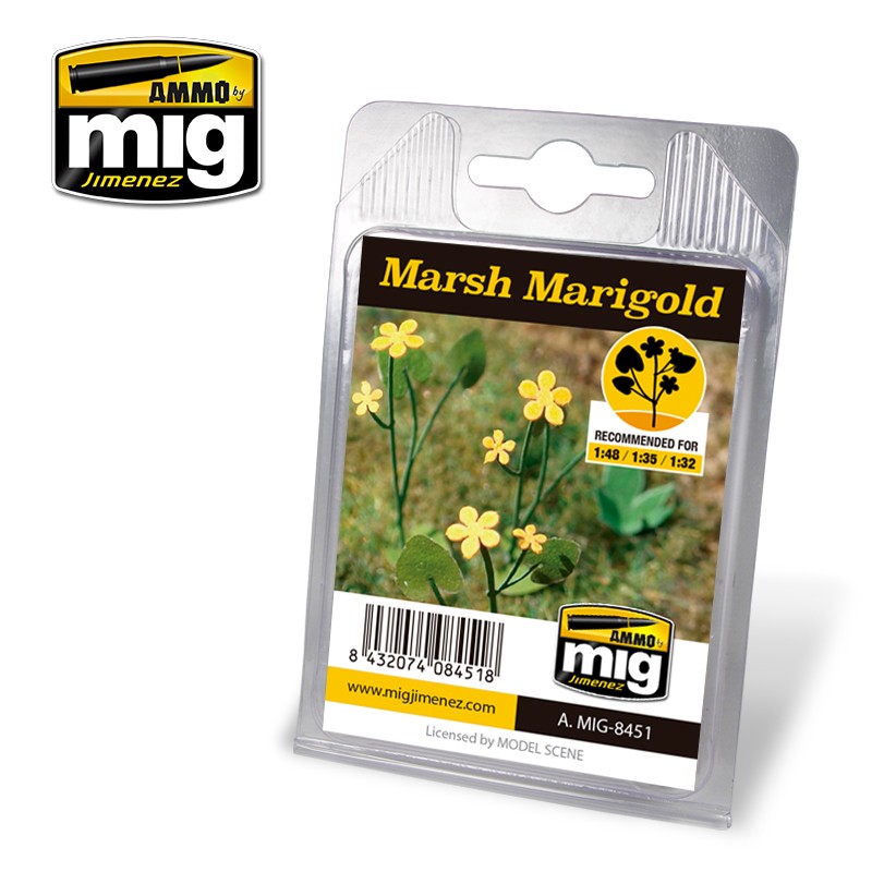 Ammo by MIG - Dioramas - Laser Cut Plants - Marsh Marigold