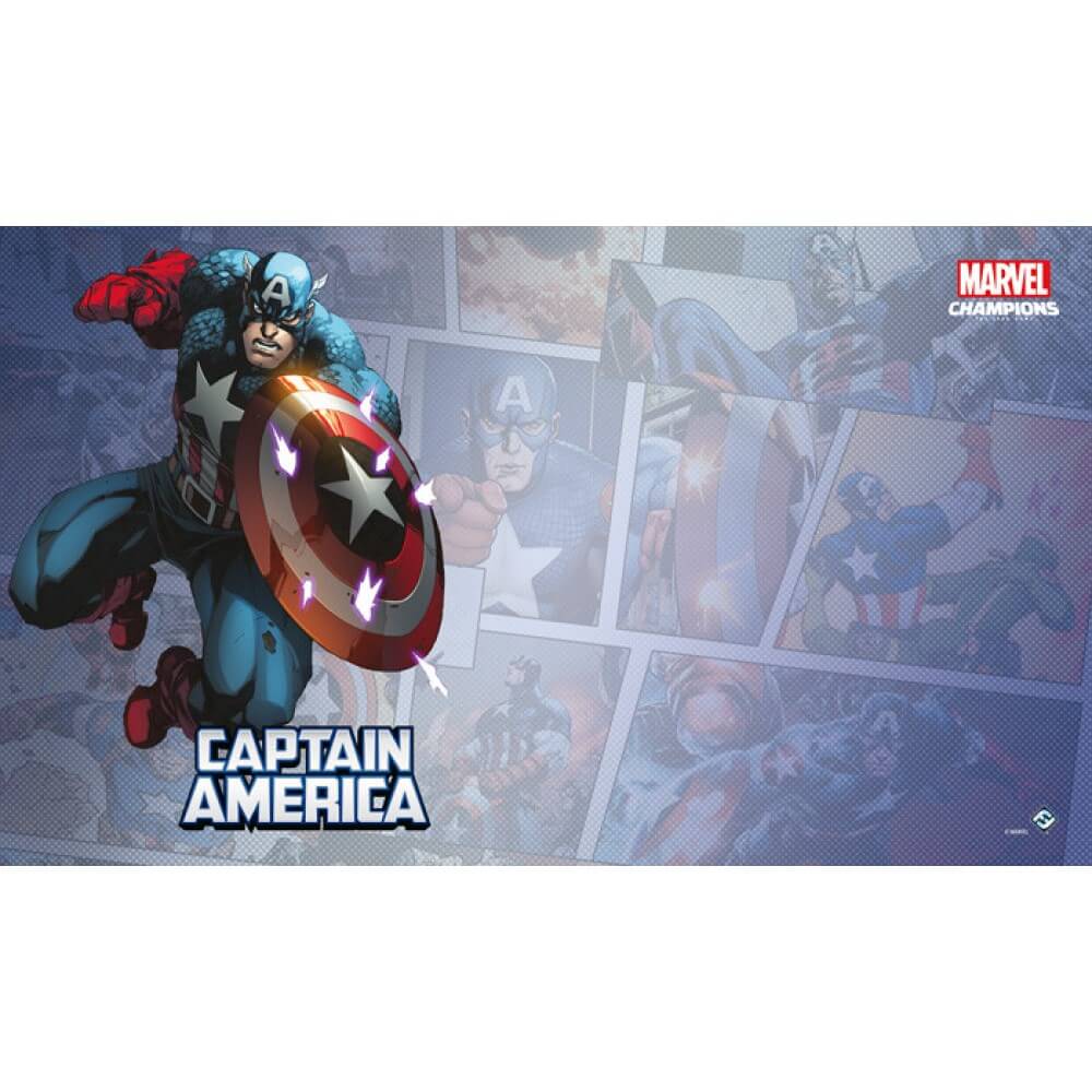 Marvel Champions: The Card Game Captain America Game Mat