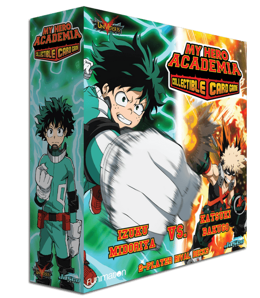 UniVersus My Hero Academia: Base Set 2-Player Rival Decks Izuku Midoriya vs Katsuki Bakugo