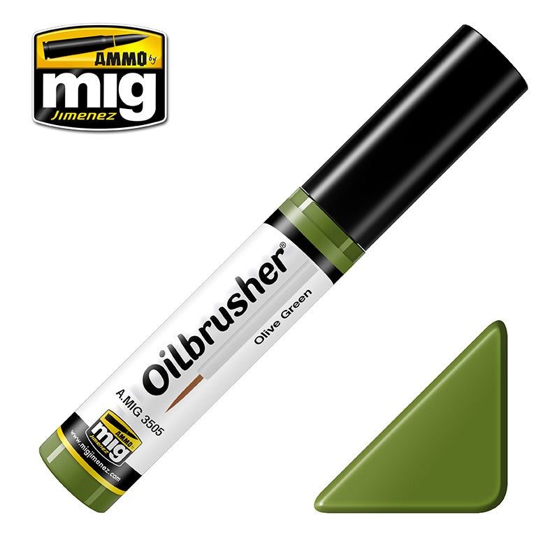 Ammo by MIG - Oilbrushers - Olive Green