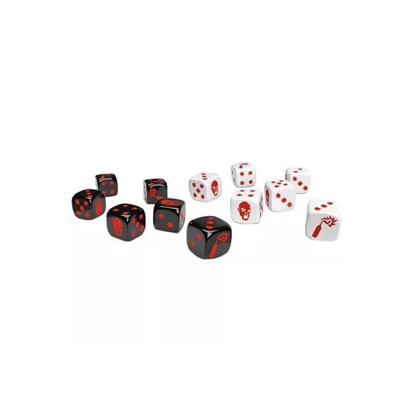 Zombicide 2nd Edition: Black and White Dice Pack