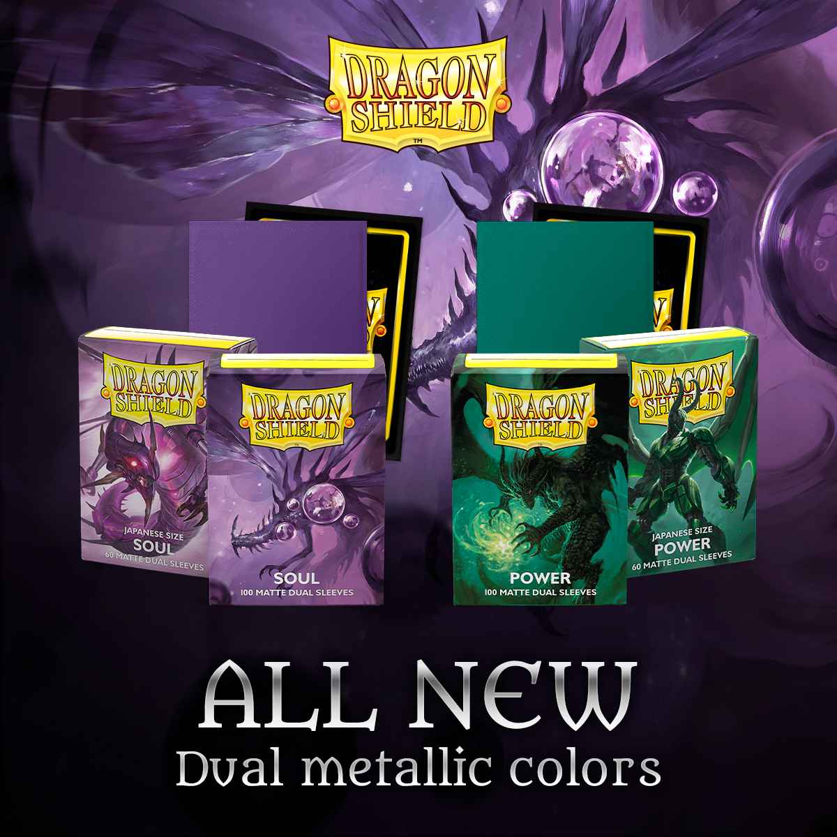 Dragon Shield: Japanese Size Sleeves Matte Dual Power