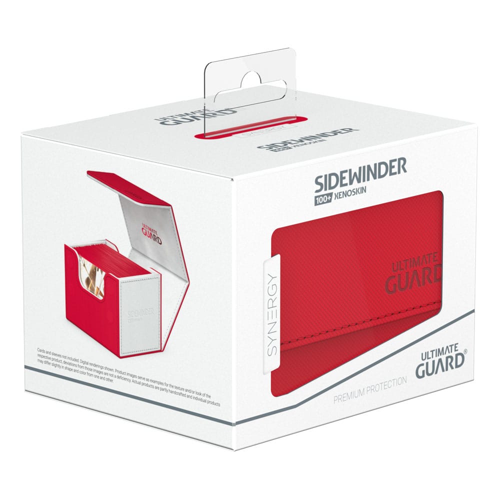 Ultimate Guard: Deck Box Synergy Sidewinder 100+ Red/White