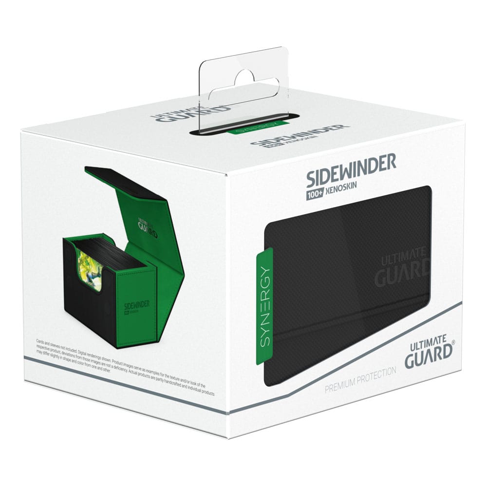 Ultimate Guard: Deck Box Synergy Sidewinder 100+ Black/Green