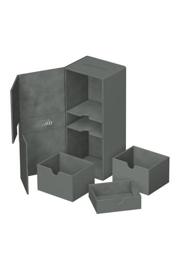 Ultimate Guard: Deck Box XenoSkin Twin Flip'n'Tray 266+ Grey