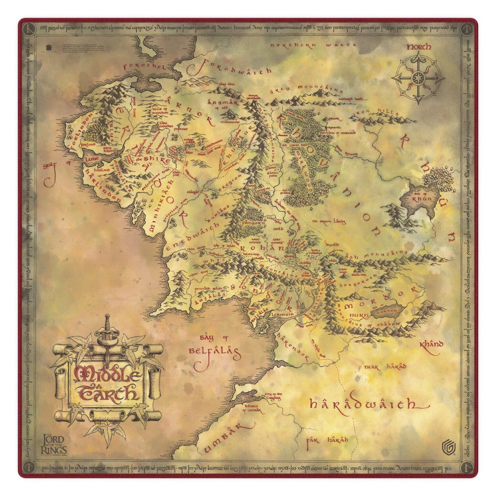 Ultimate Guard: Oversized Playmat 61 61 LotR: Places of Middle-Earth