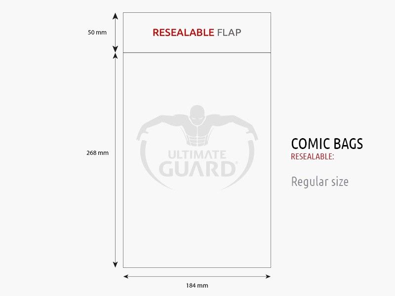 Ultimate Guard: Comic Bags Resealable Regular Size