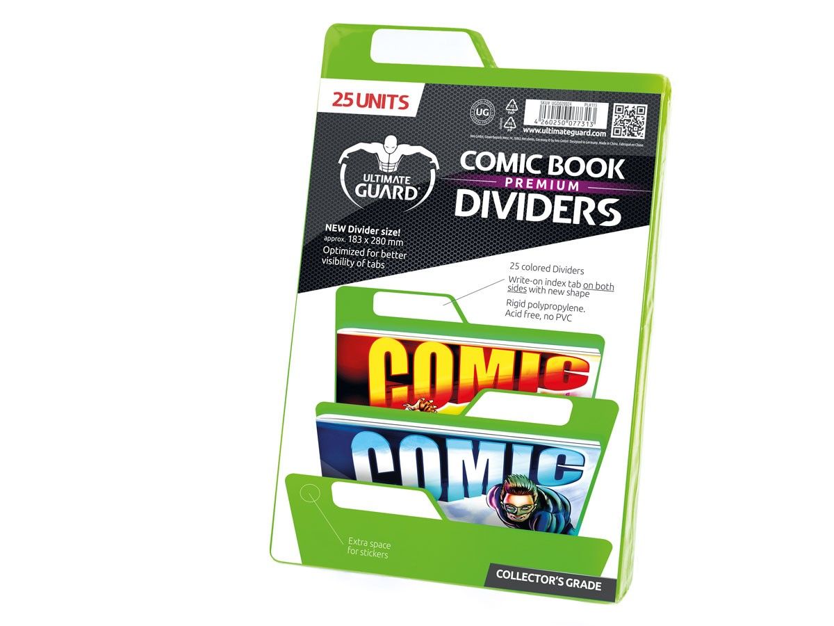 Ultimate Guard: Comic Book Dividers Premium Green