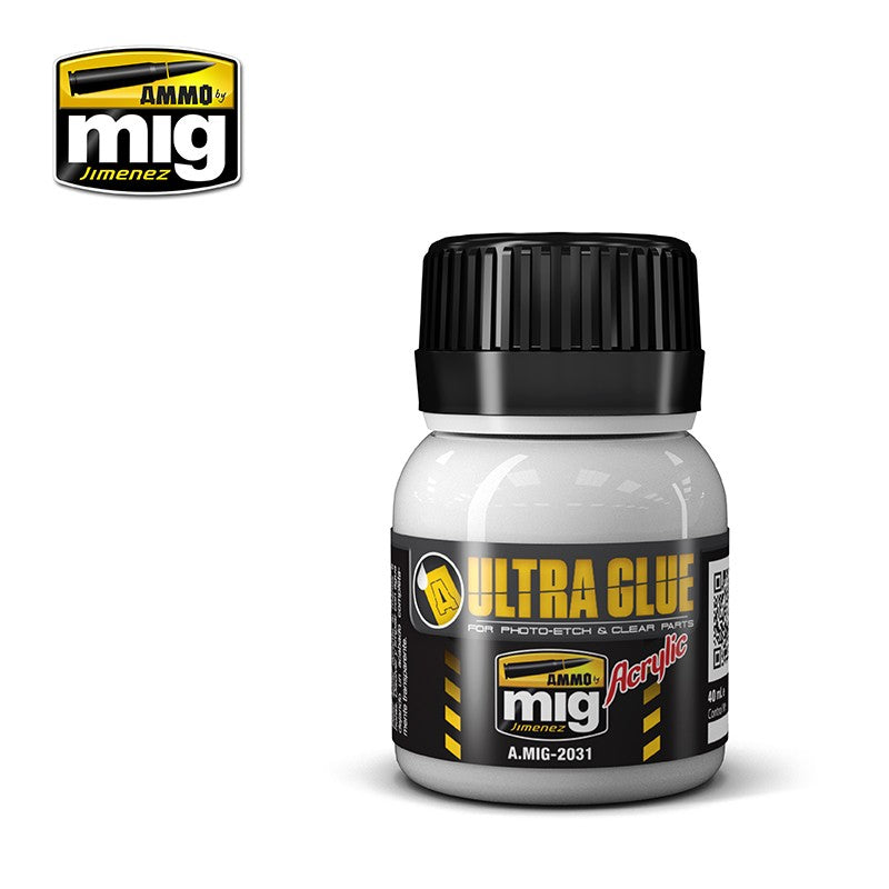 Ammo by MIG - Accessories - Ultra Glue - for Etch Clear Parts & More (Acrylic Waterbase Glue)