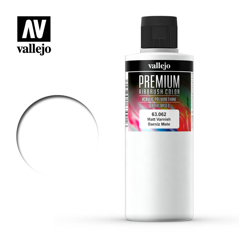 Vallejo - Premium Colour - Matte Varnish 200ml Old Formulation
