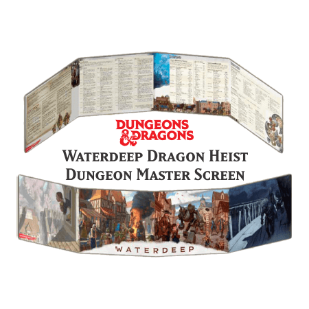 D&D: Waterdeep Dragon Heist Dungeon Master's Screen