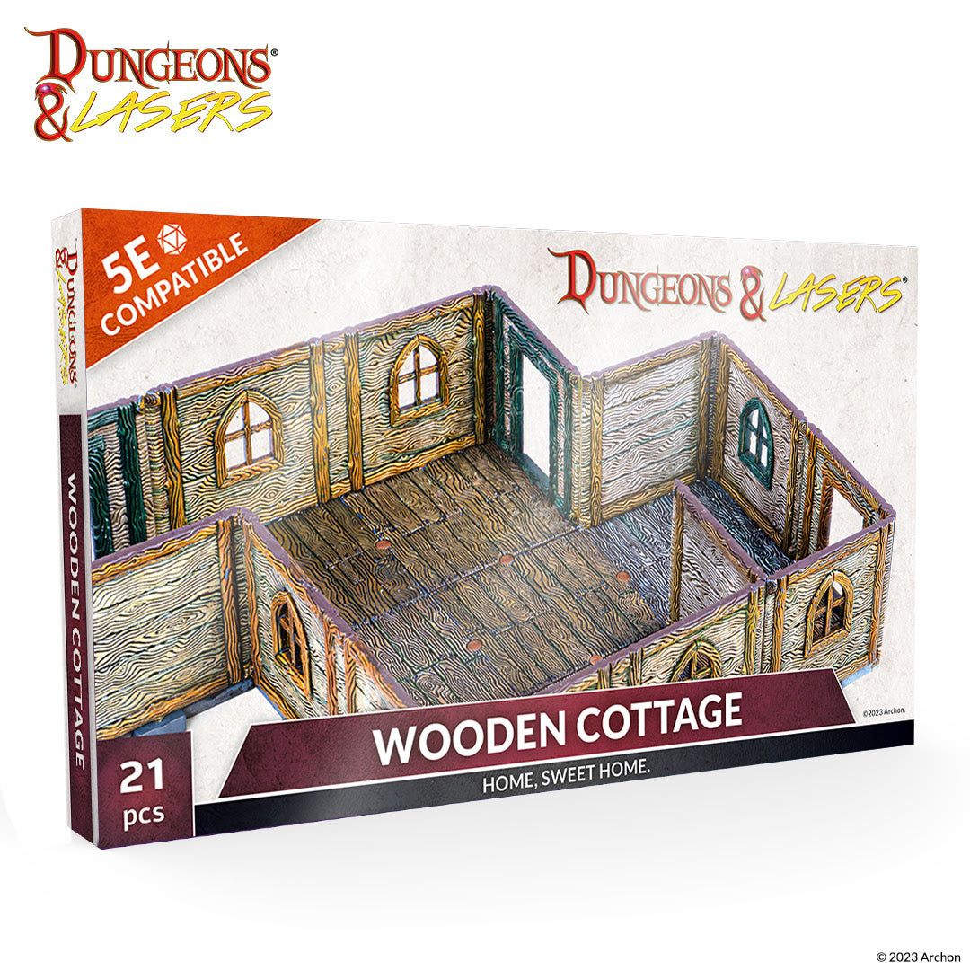 Dungeons & Lasers: Expansion Bits - Wooden Cottage