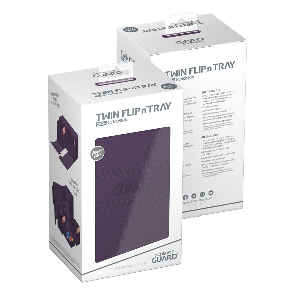 Ultimate Guard: Deck Box XenoSkin Monocolor Twin Flip'n'Tray 200+ Purple